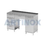 Стол AR-L04 - Металл в полимере